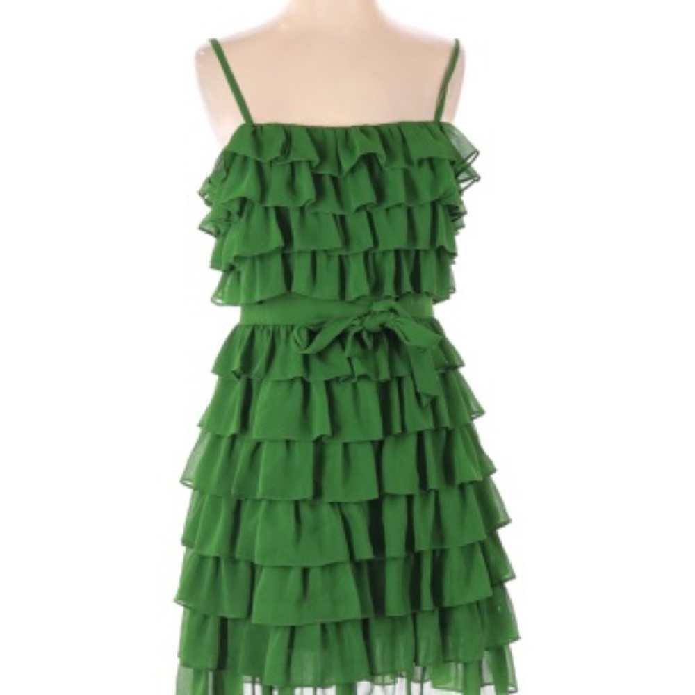 Juicy Couture Cascading Ruffle Cocktail Dress